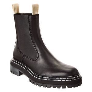 Proenza Schouler Leather Chelsea Boot, Black